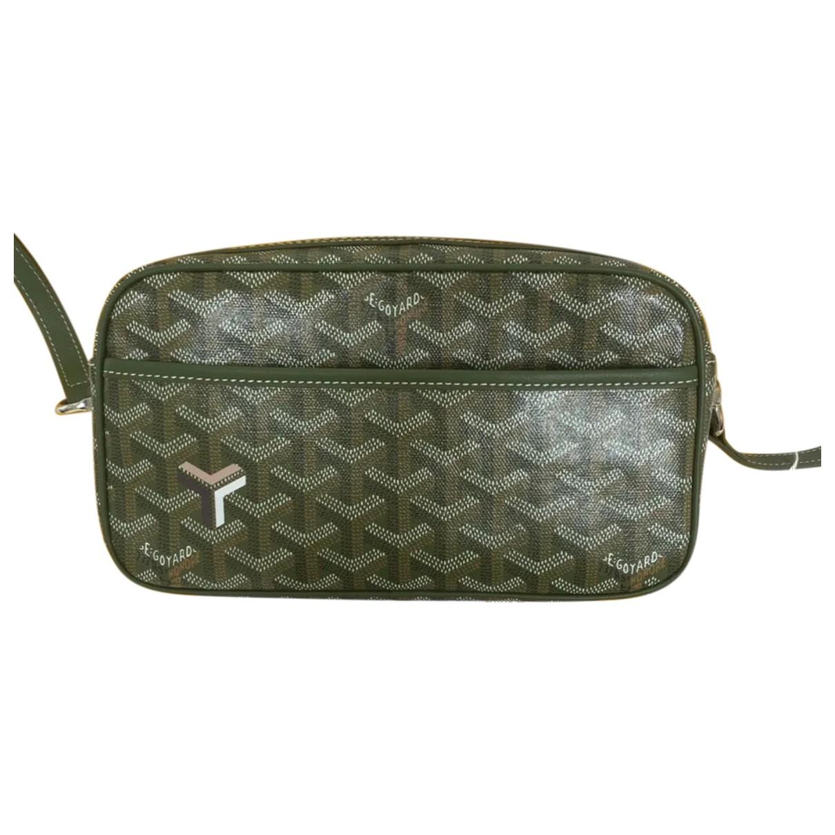 Cap vert leather crossbody bag