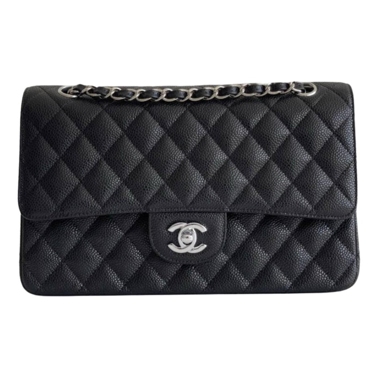 Leather handbag Chanel Black in Leather - 31826276