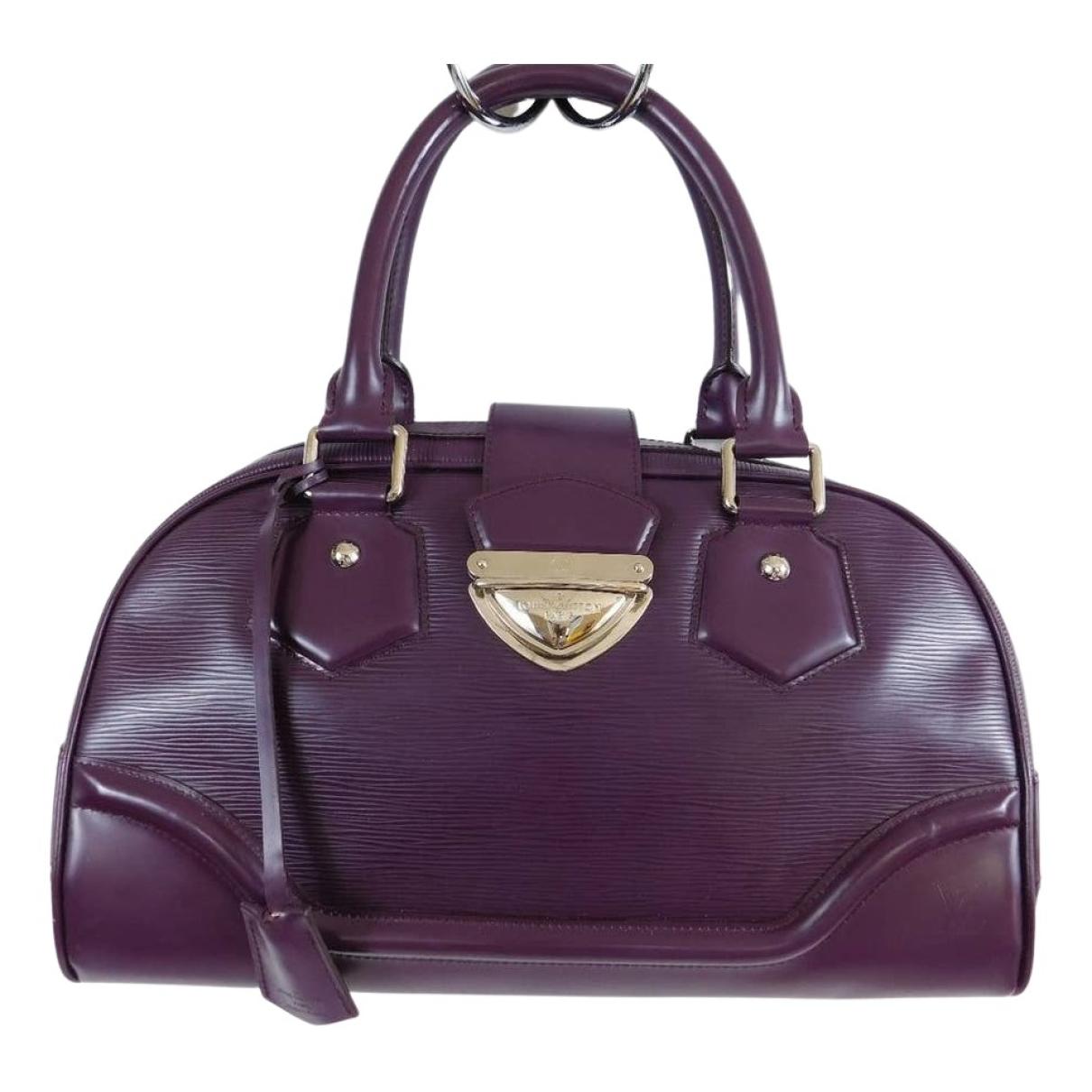 Louis Vuitton, Bags, Louis Vuitton Montaigne Bowling Bag Epi Leather Gm  Black
