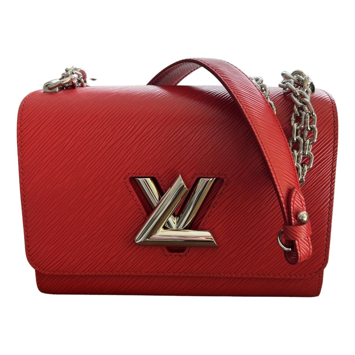 Twist belt wallet on chain leather crossbody bag Louis Vuitton Blue in  Leather - 24258857