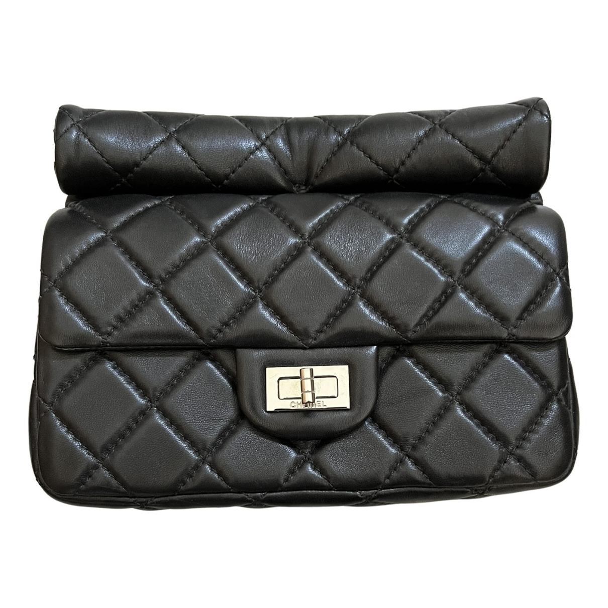 2.55 leather clutch bag Chanel Black in Leather - 33443214