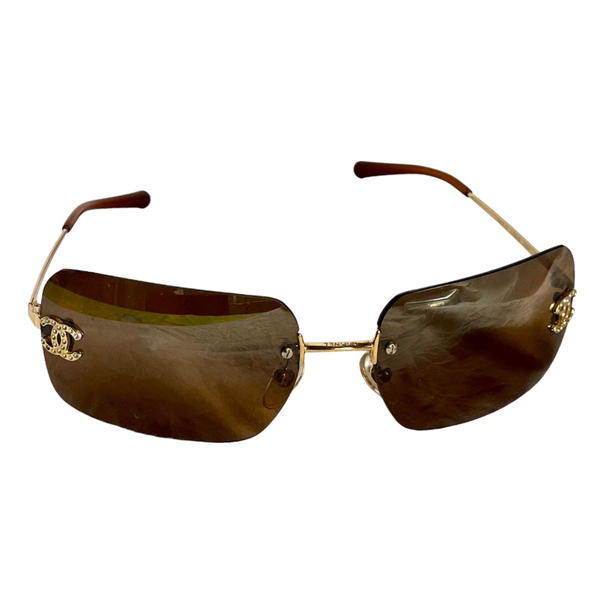 Sunglasses Chanel Brown in Plastic - 33632787