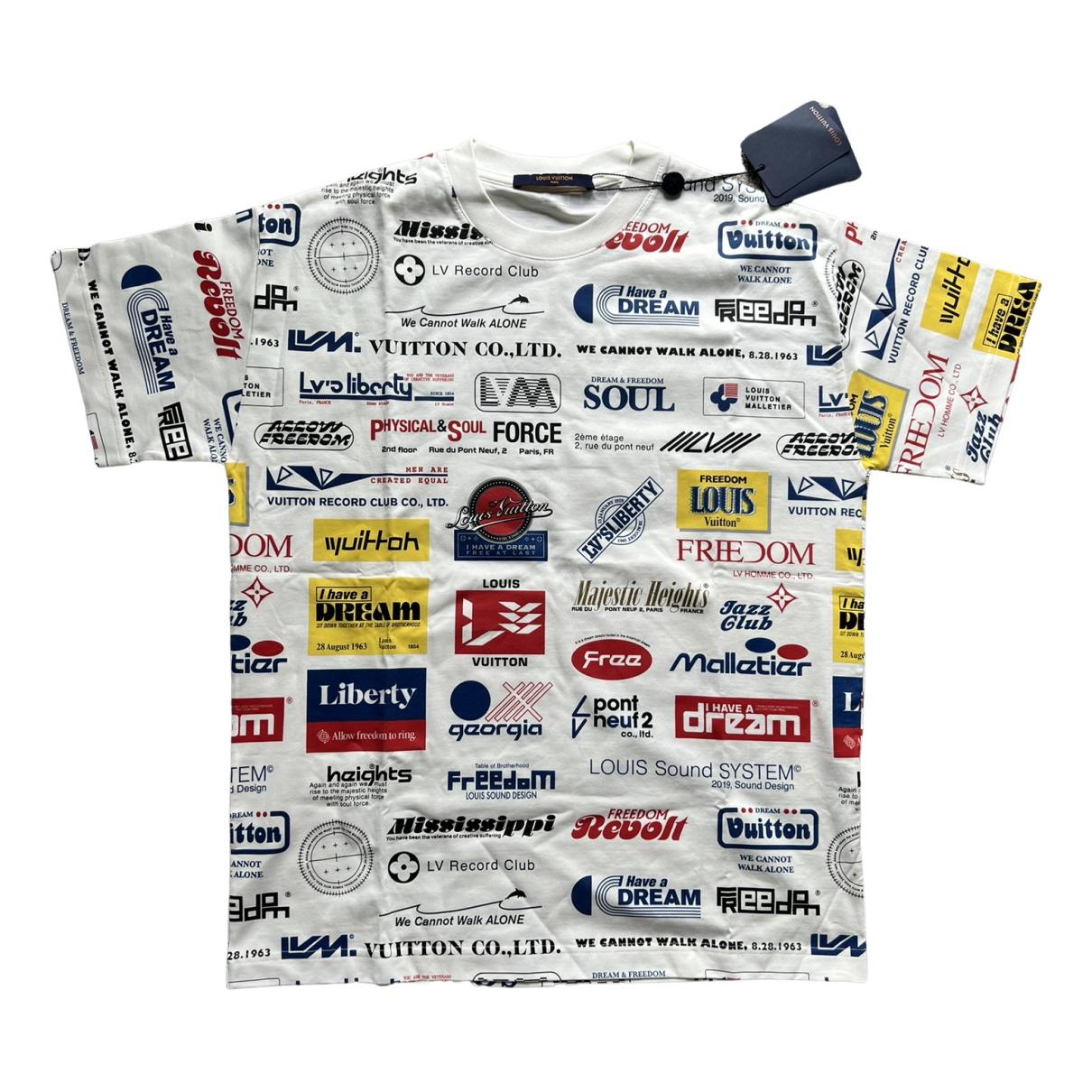 T-shirt Louis Vuitton Black size S International in Cotton - 33997448