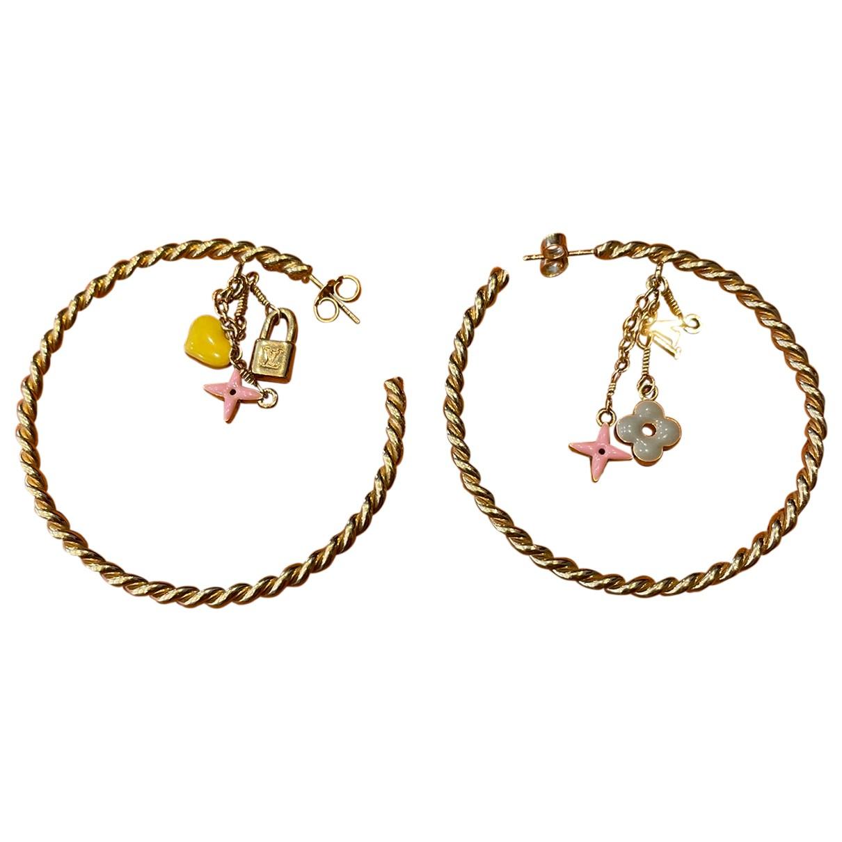 Earrings Louis Vuitton Gold in Gold plated - 34057071