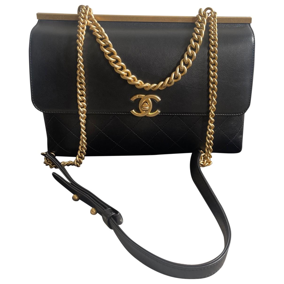 Coco luxe leather crossbody bag Chanel Black in Leather - 34096185