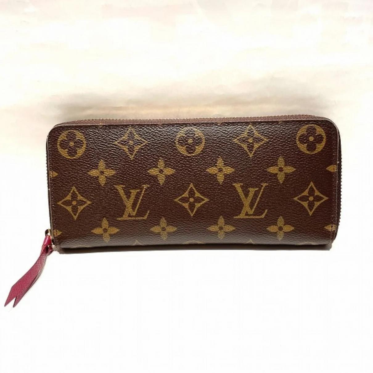 Clemence cloth wallet Louis Vuitton Brown in Cloth - 34153912