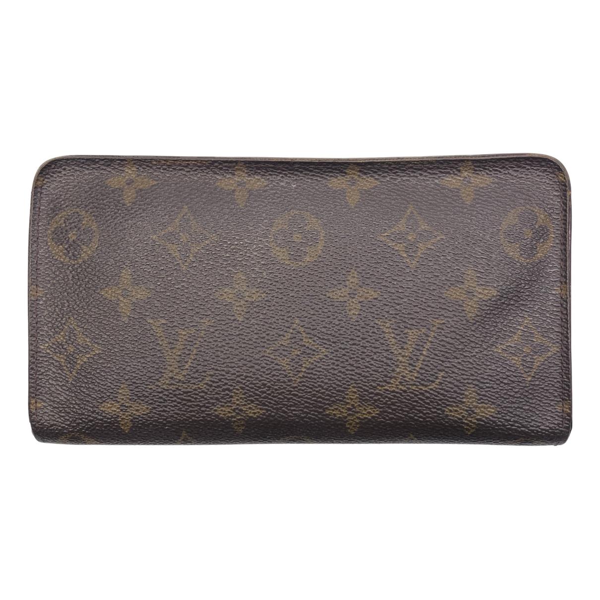 Zippy leather wallet Louis Vuitton Brown in Leather - 35684646
