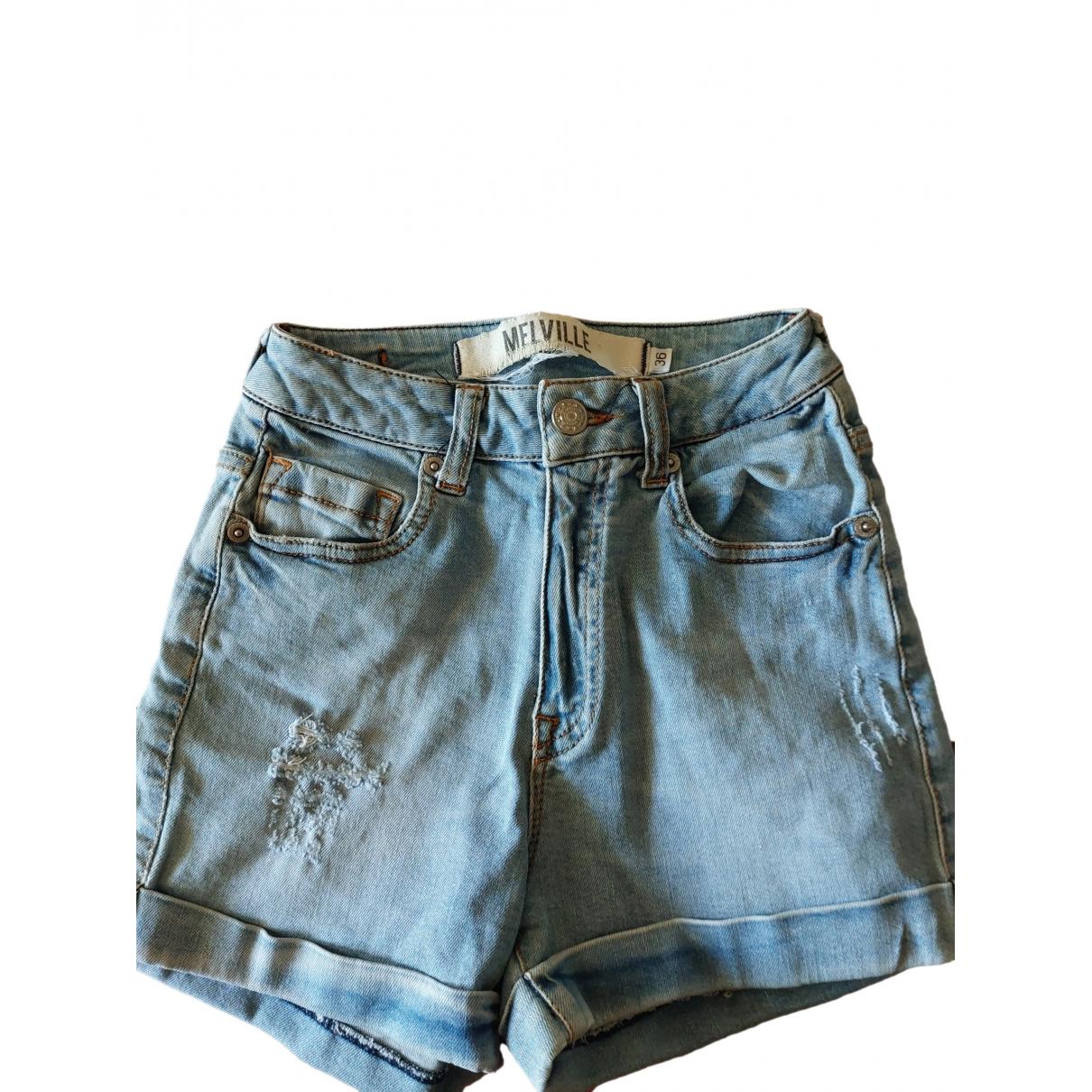 Short jeans Brandy Melville Blue size 36 FR in Cotton - 34183515