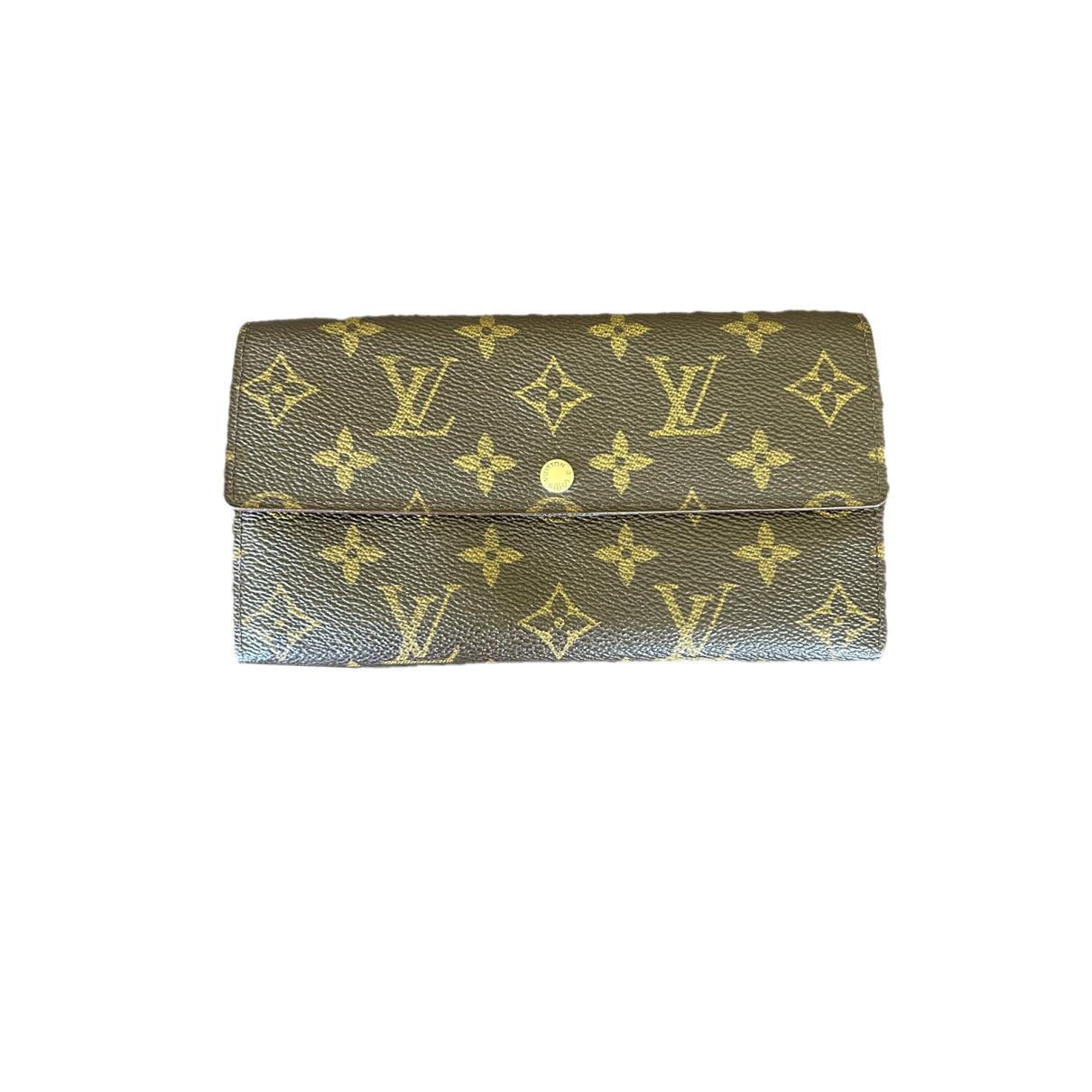 Sarah cloth wallet Louis Vuitton Brown in Cloth - 29474812