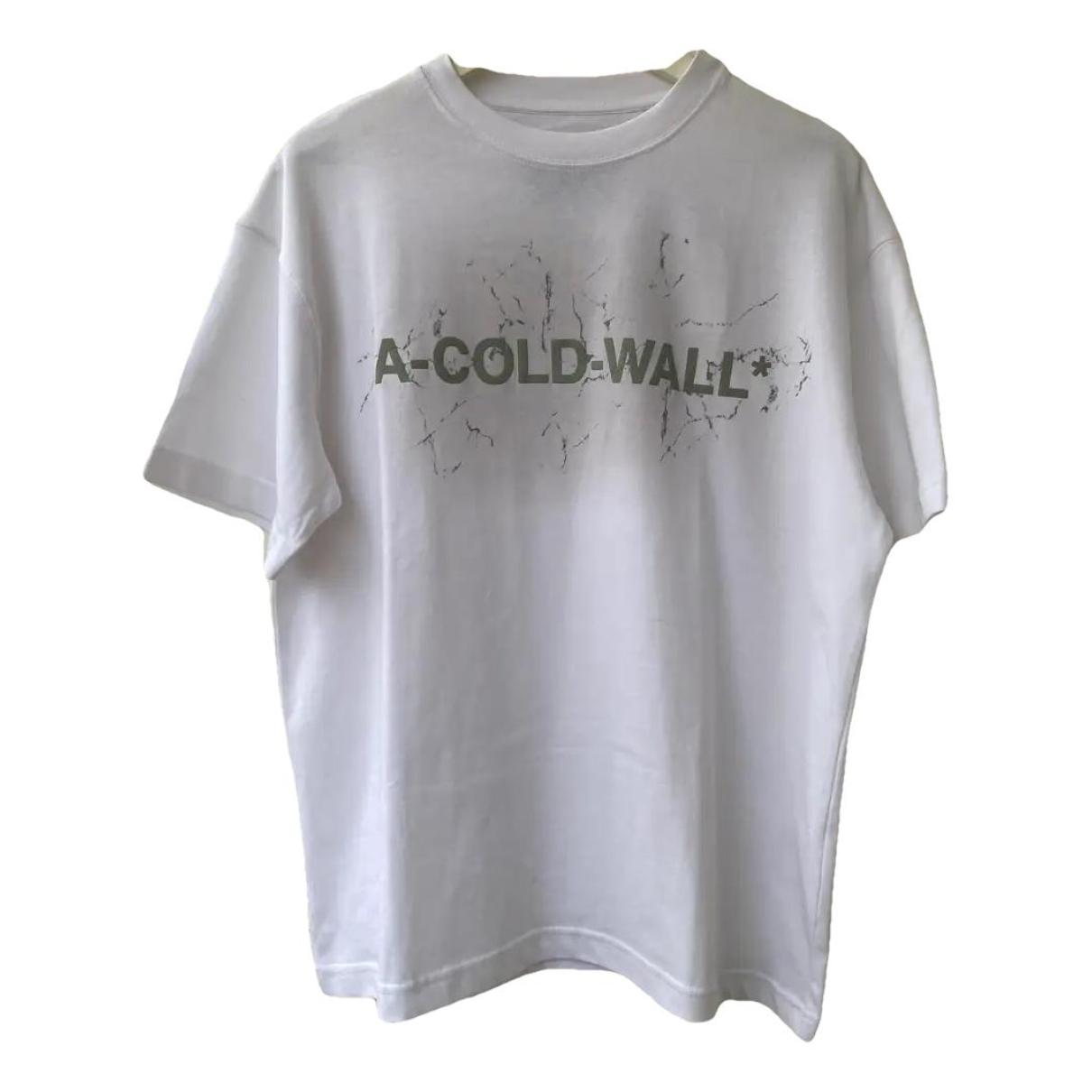 T-shirt A-Cold-Wall White size S International in Cotton - 34378276
