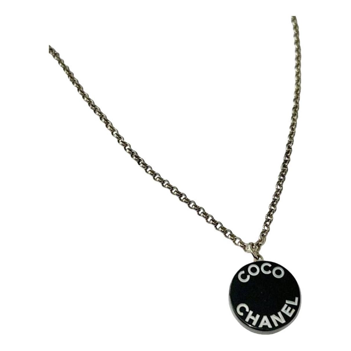 Chanel necklace Chanel Black in Plastic - 34383710