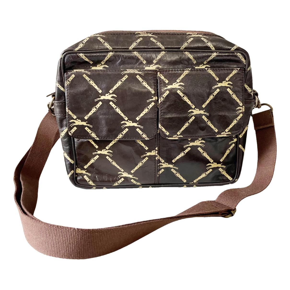 Vintage Longchamp Paris Handbag Shoulder Crossbody Bag 