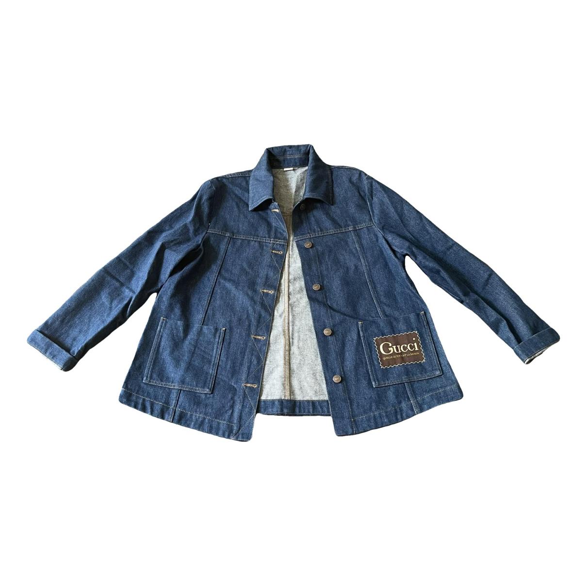 Jacket Louis Vuitton Blue size 36 FR in Denim - Jeans - 33661531
