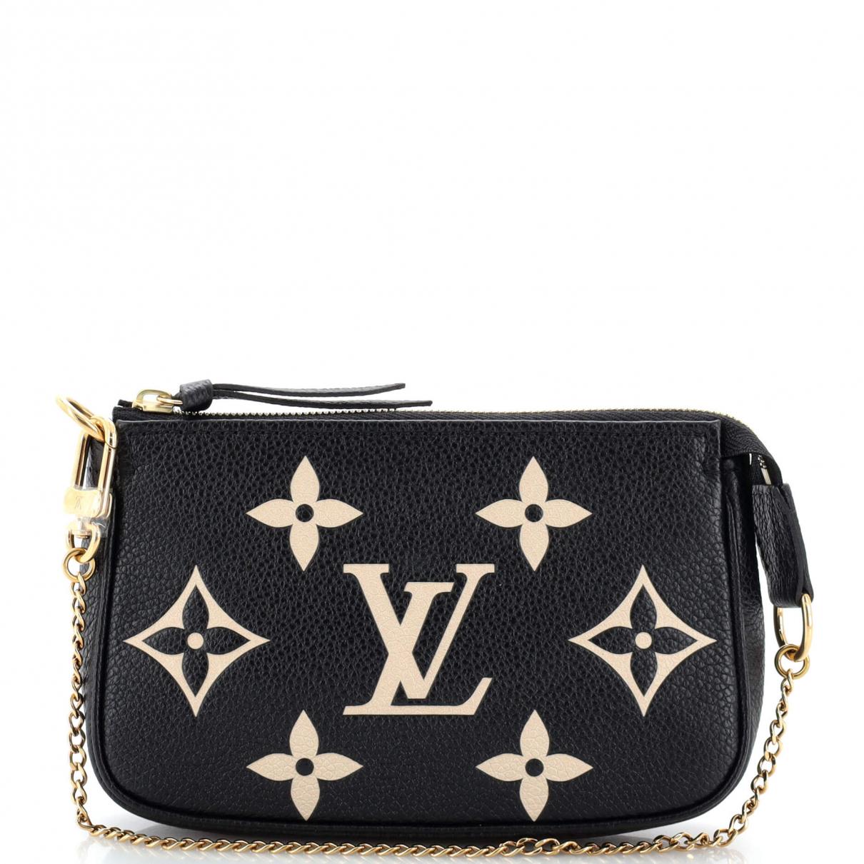 Pochette accessoire handbag Louis Vuitton Black in Not specified