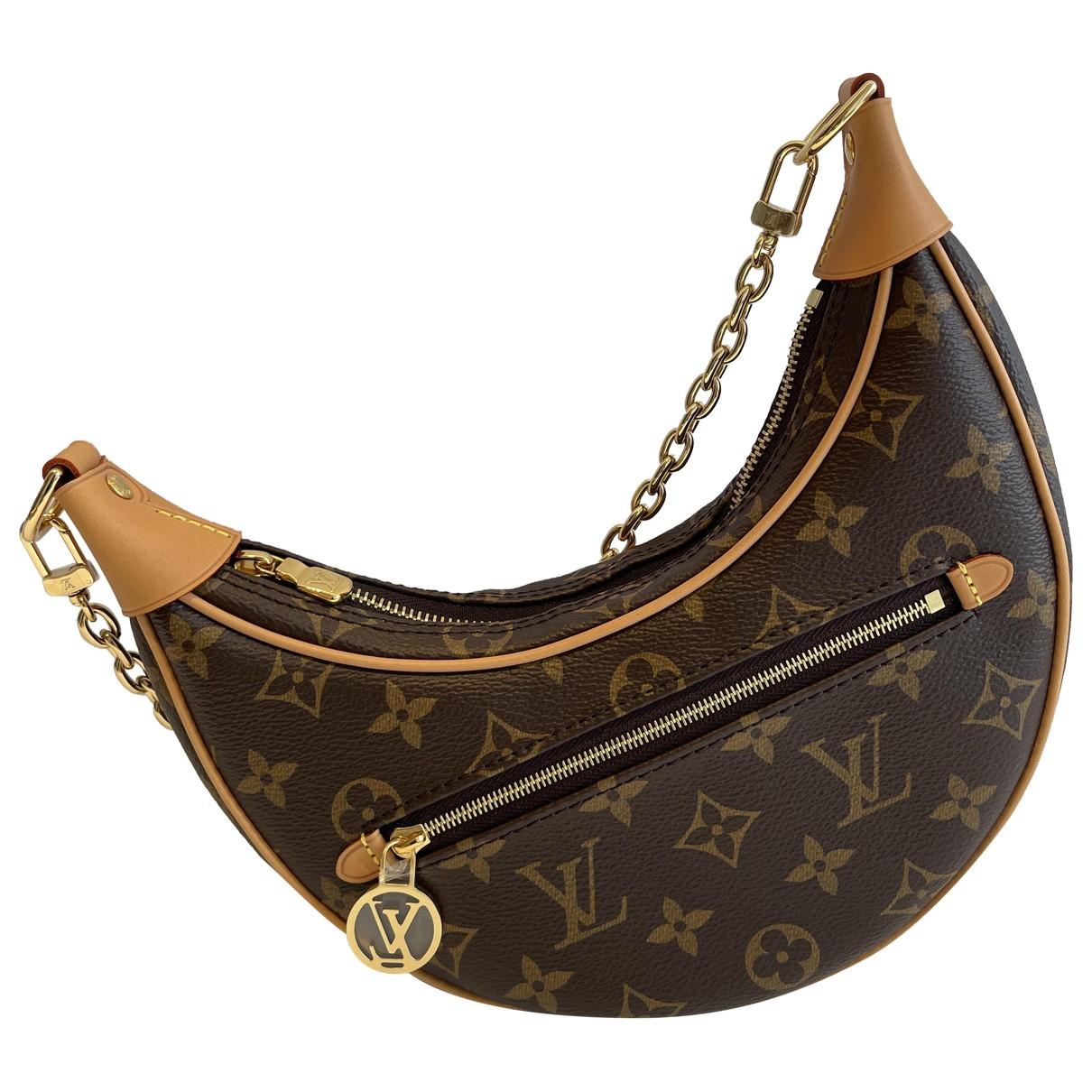 Sac bandoulière bum bag / sac ceinture en toile Louis Vuitton Brown in  Leather - 34226577
