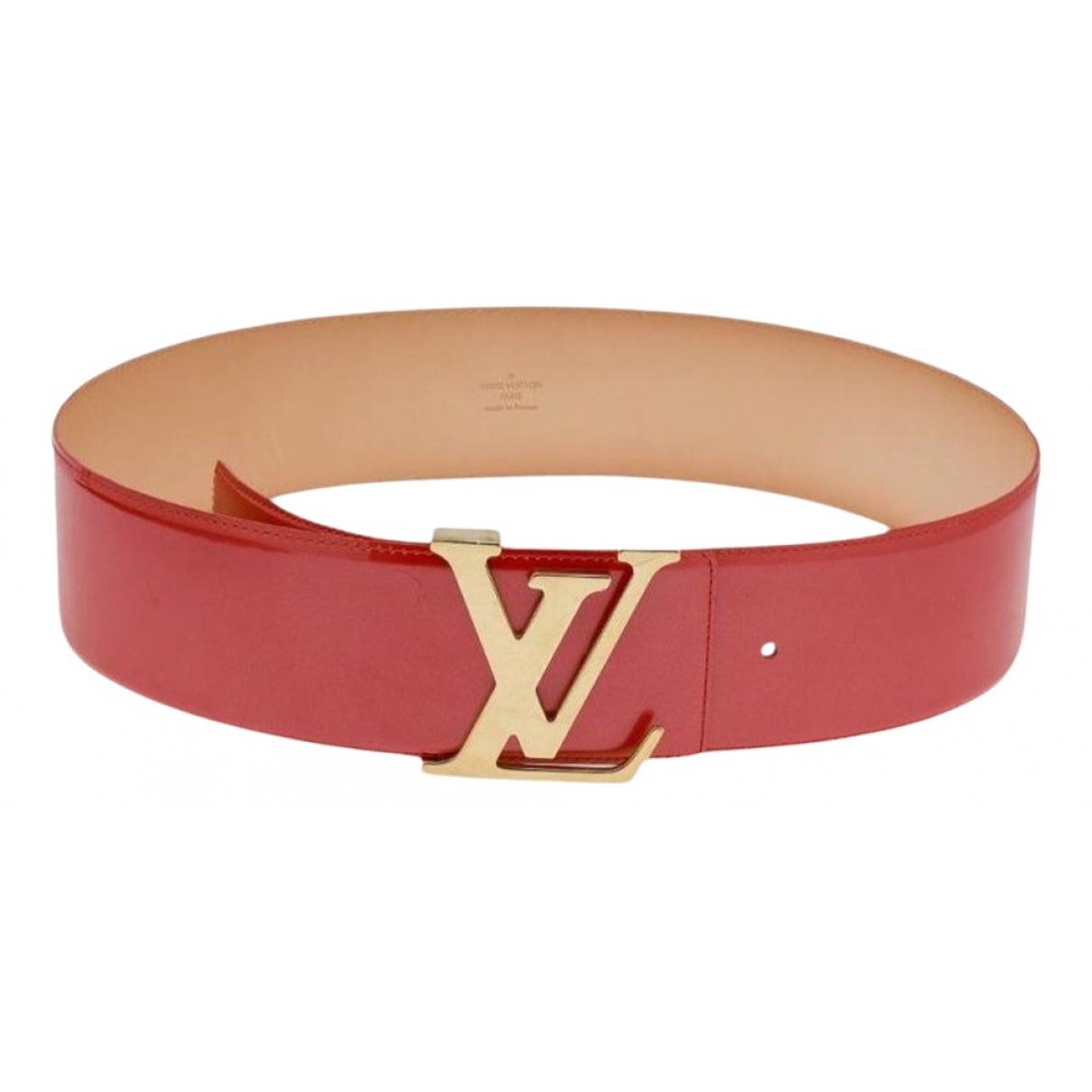 Initiales leather belt Louis Vuitton Brown size 75 cm in Leather - 24433000