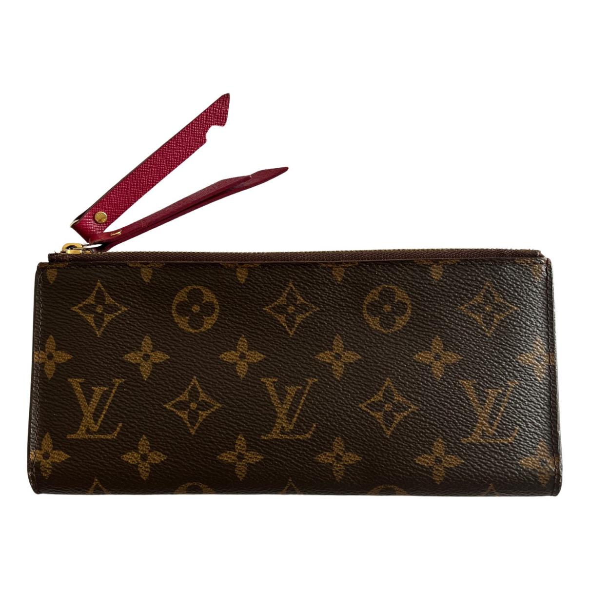 Adèle leather wallet Louis Vuitton Brown in Leather - 35070608