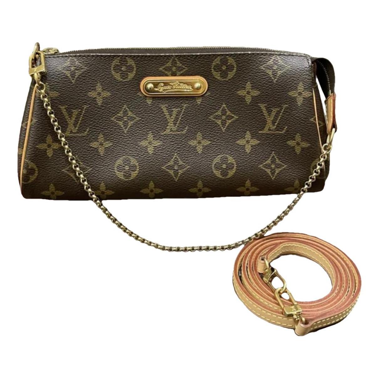Eva leather handbag Louis Vuitton Brown in Leather - 35585300