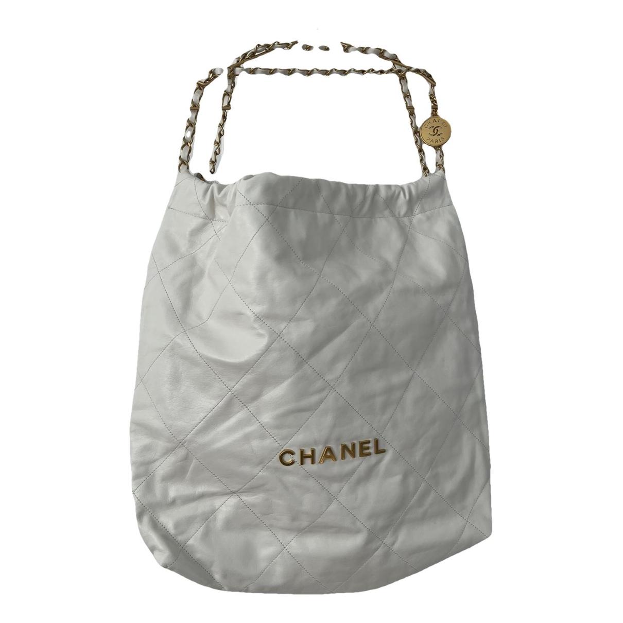 chanel 22 bag white