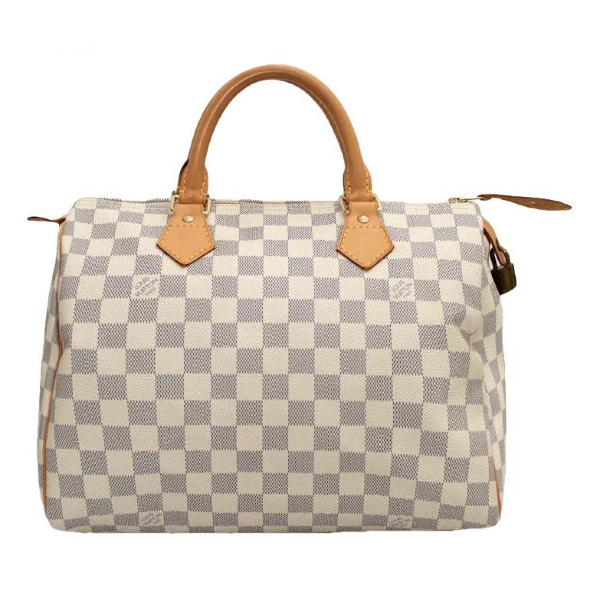 Camera box handbag Louis Vuitton White in Synthetic - 35586888