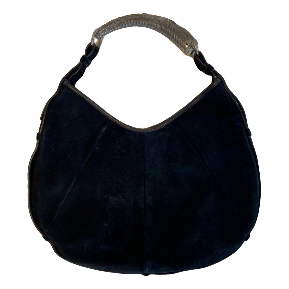 Mombasa handbag Yves Saint Laurent Black in Suede - 35396334