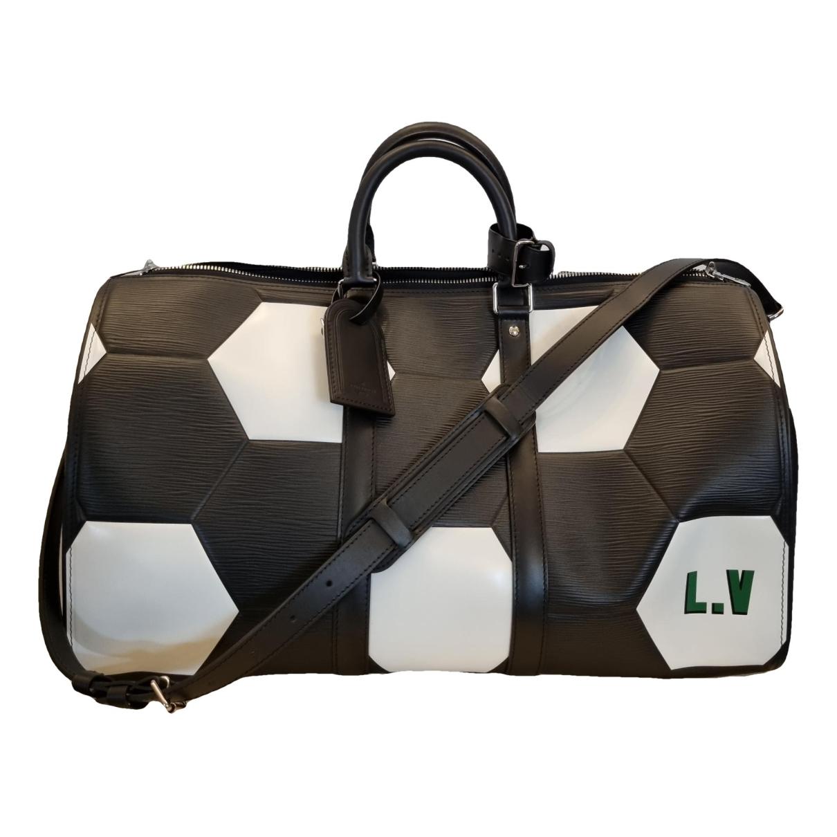 Leather weekend bag Louis Vuitton X NBA Black in Leather - 29371505