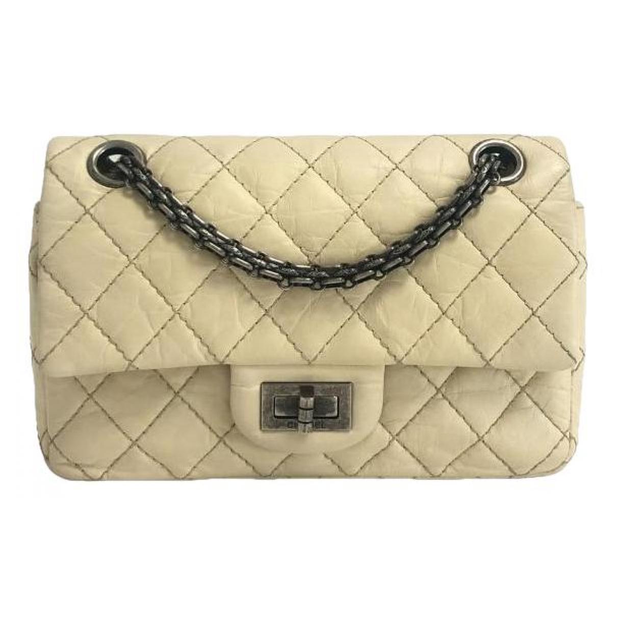 2.55 leather crossbody bag Chanel Beige in Leather - 35497895