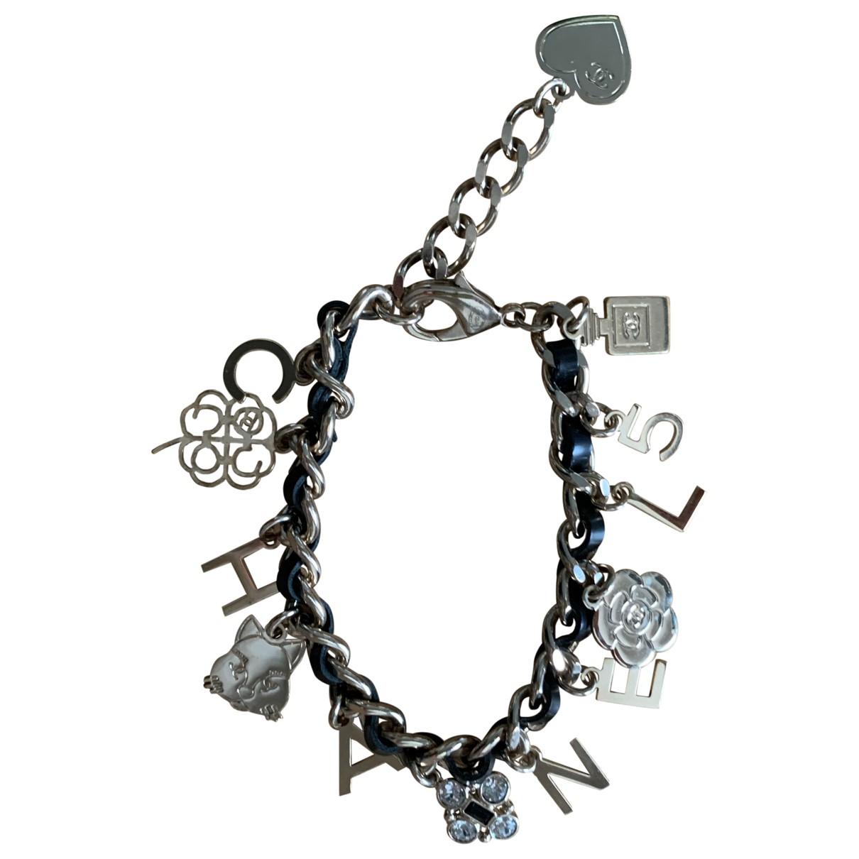 Cc bracelet Chanel Silver in Metal - 34339823