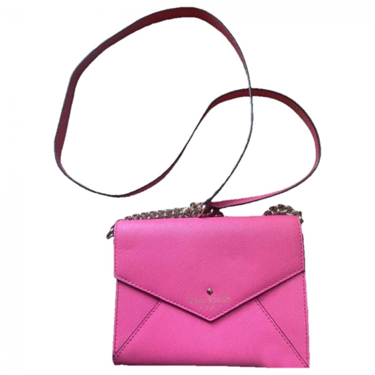 Leather crossbody bag Kate Spade Pink in Leather - 35609612