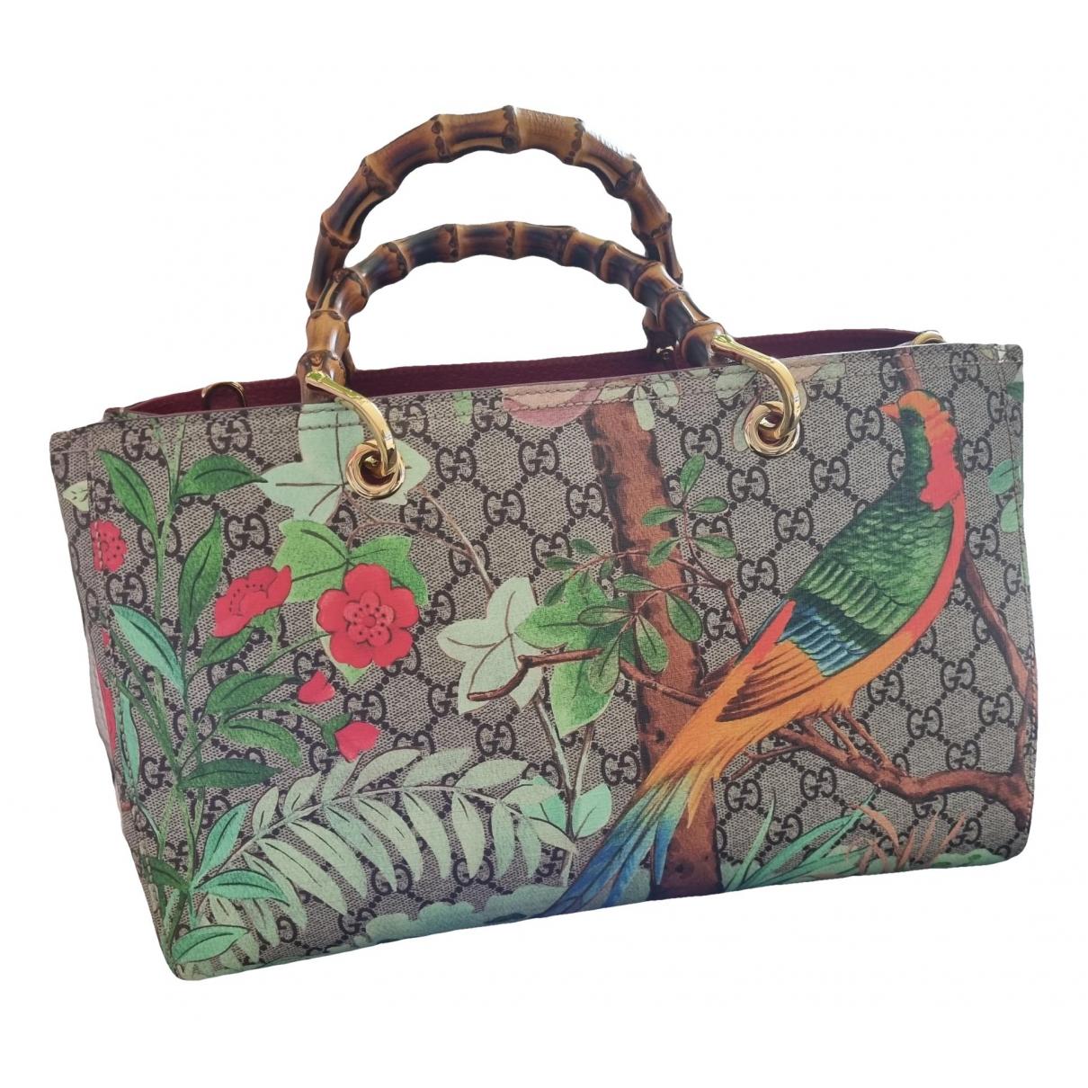En toile sac à main Gucci Multicolore en Toile - 35630174