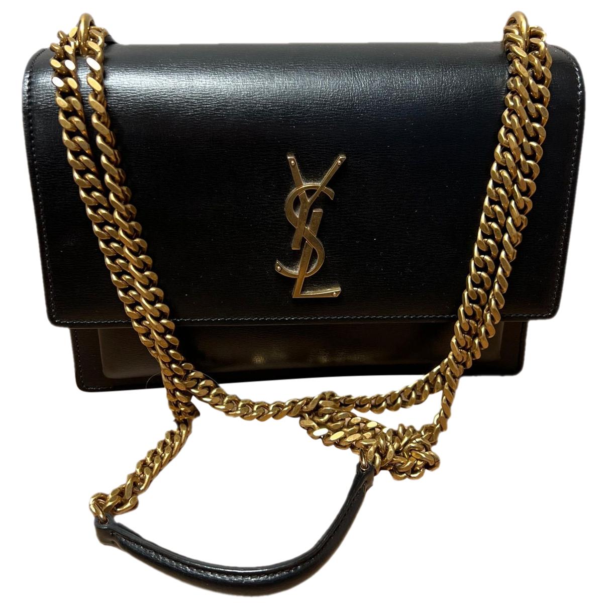 Leather handbag Yves Saint Laurent Black in Leather - 35717602