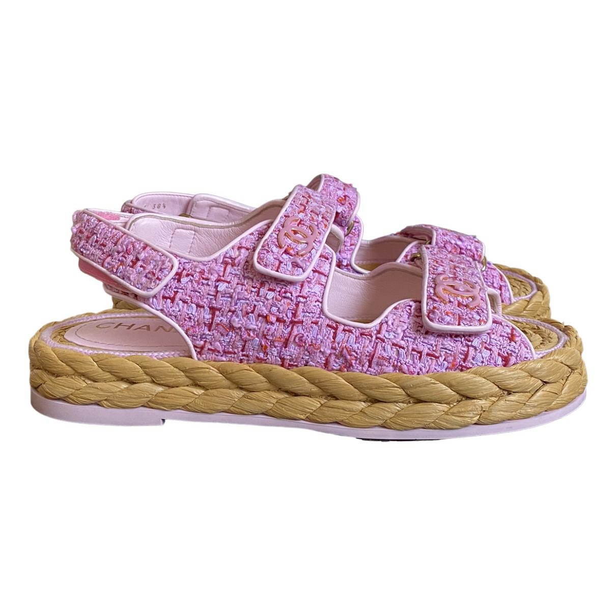 Pool pillow sandals Louis Vuitton Pink size 41 EU in Polyester