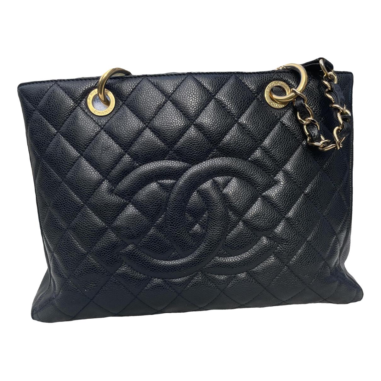 Grand shopping leather handbag