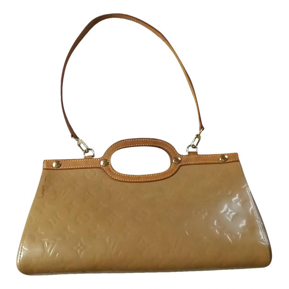 Louis Vuitton - Authenticated Roxbury Handbag - Patent Leather Yellow for Women, Very Good Condition