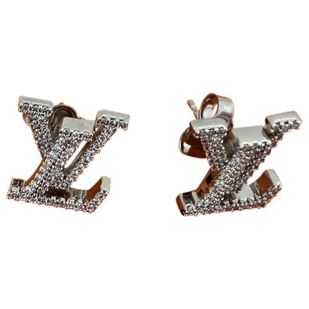 Lv iconic earrings Louis Vuitton Silver in Other - 37387042