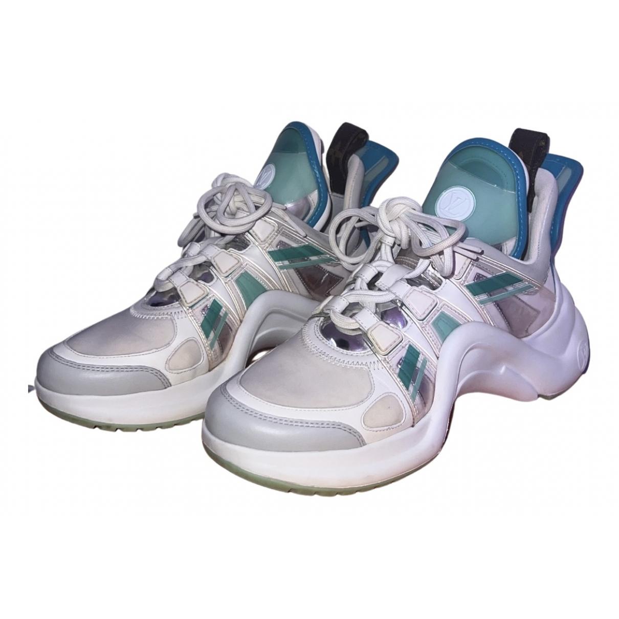 Archlight high trainers Louis Vuitton Turquoise size 38 EU in Rubber -  35988201