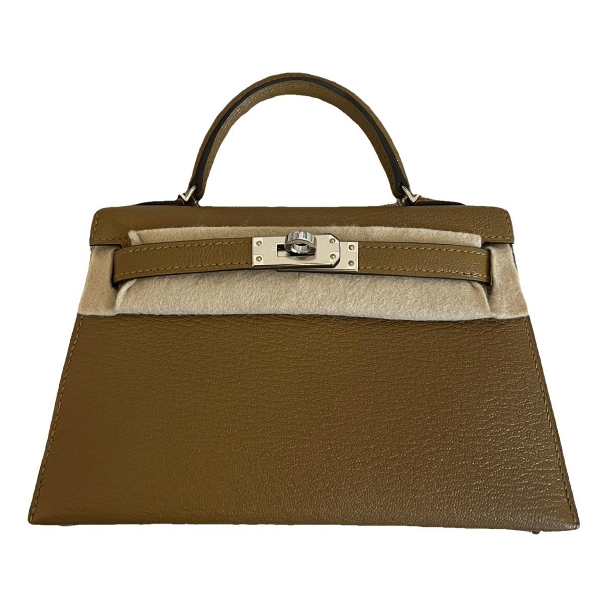 HERMÈS Kelly Mini Leather Exterior Bags & Handbags for Women for sale