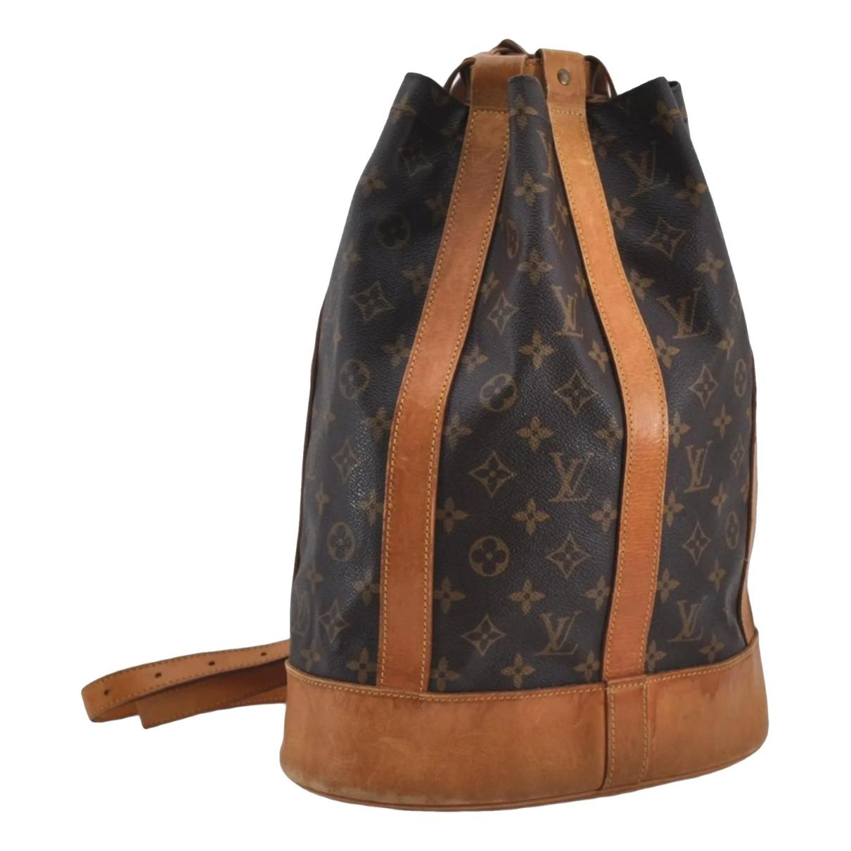 Marin leather backpack Louis Vuitton Orange in Leather - 36179830