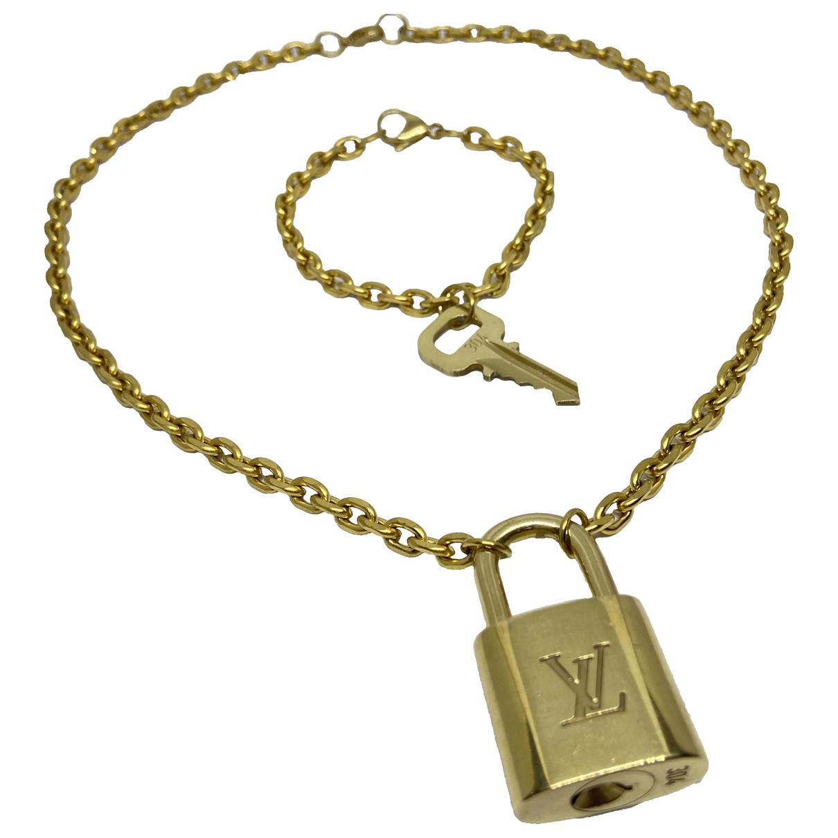 Cadenas necklace Louis Vuitton Gold in Gold plated - 36106223