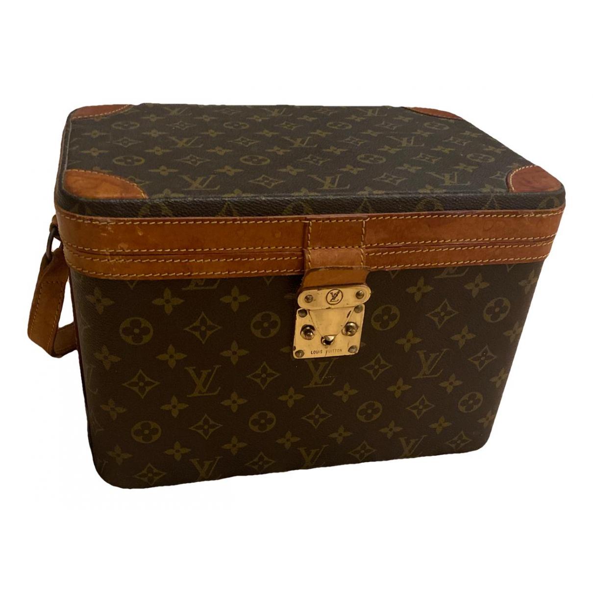 Cotteville cloth travel bag Louis Vuitton Brown in Cloth - 29003870
