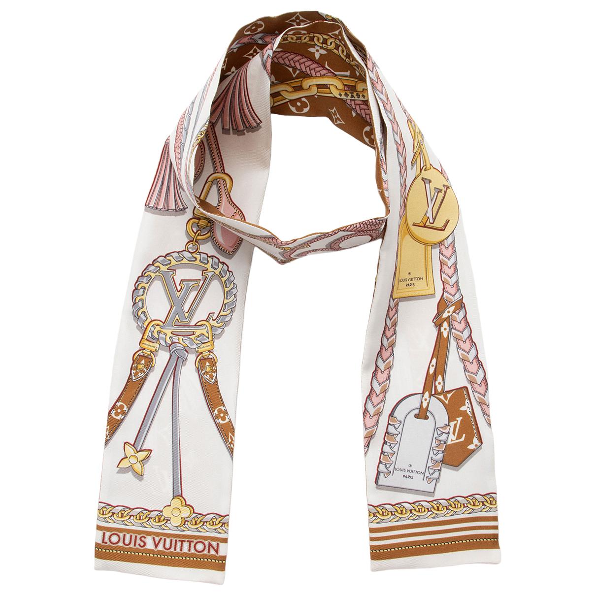 Louis Vuitton - Authenticated Châle Monogram Scarf - Silk Multicolour Abstract for Women, Never Worn