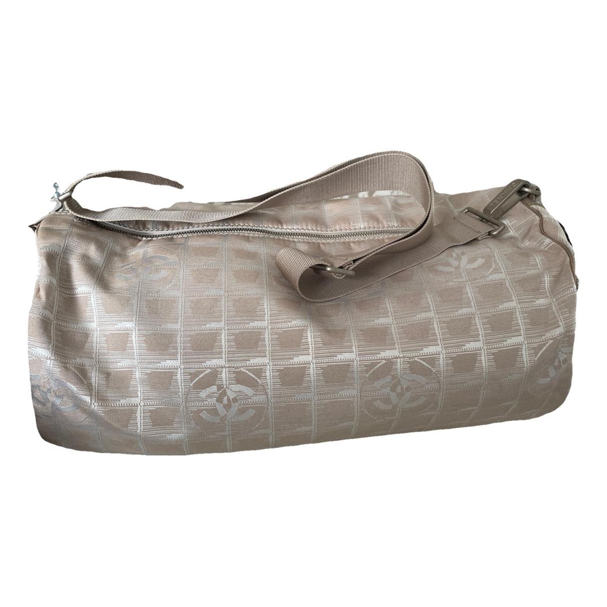 Easy carry cloth handbag Chanel Beige in Cloth - 36152051