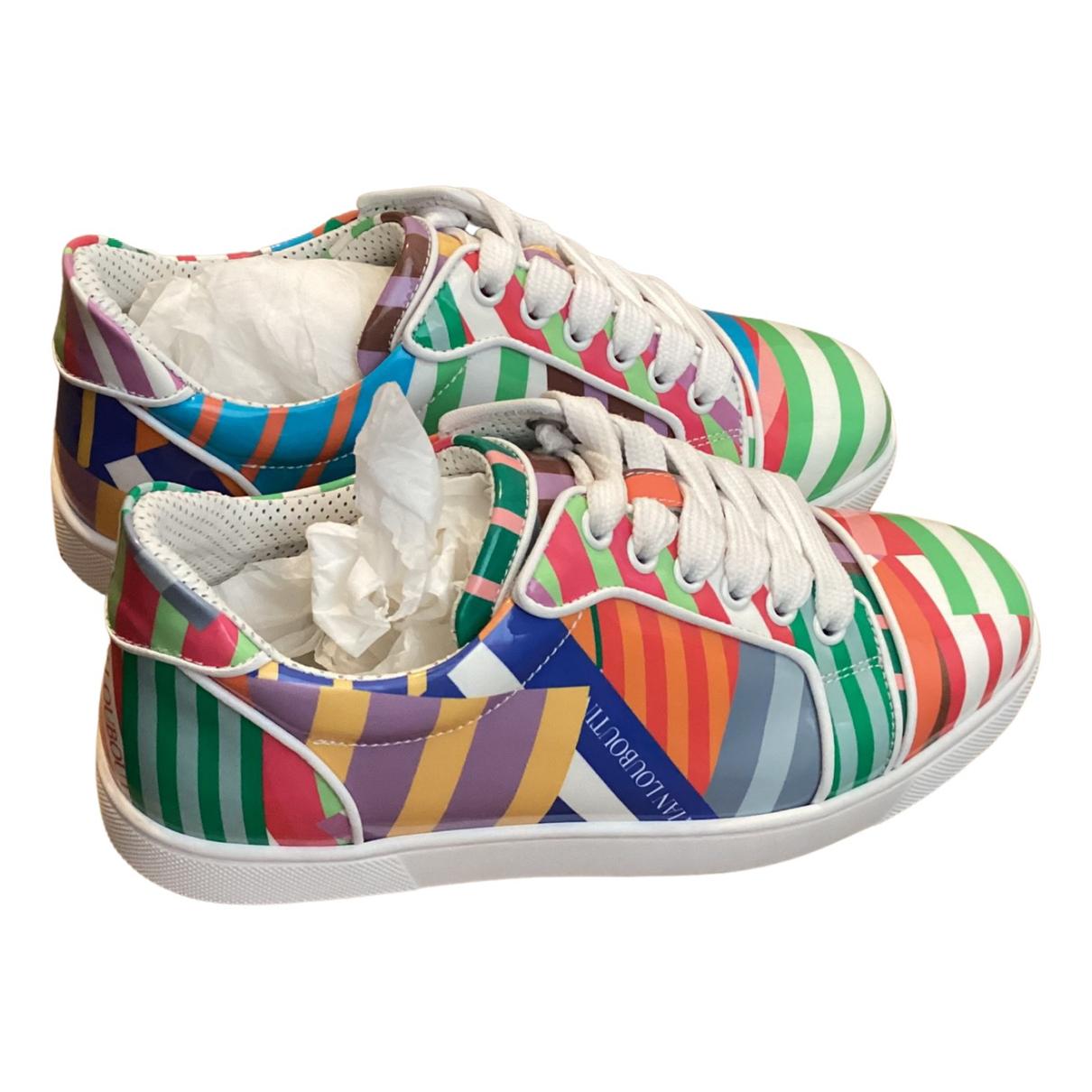 Leather trainers Christian Louboutin Multicolour size 36.5 EU in Leather -  36208553