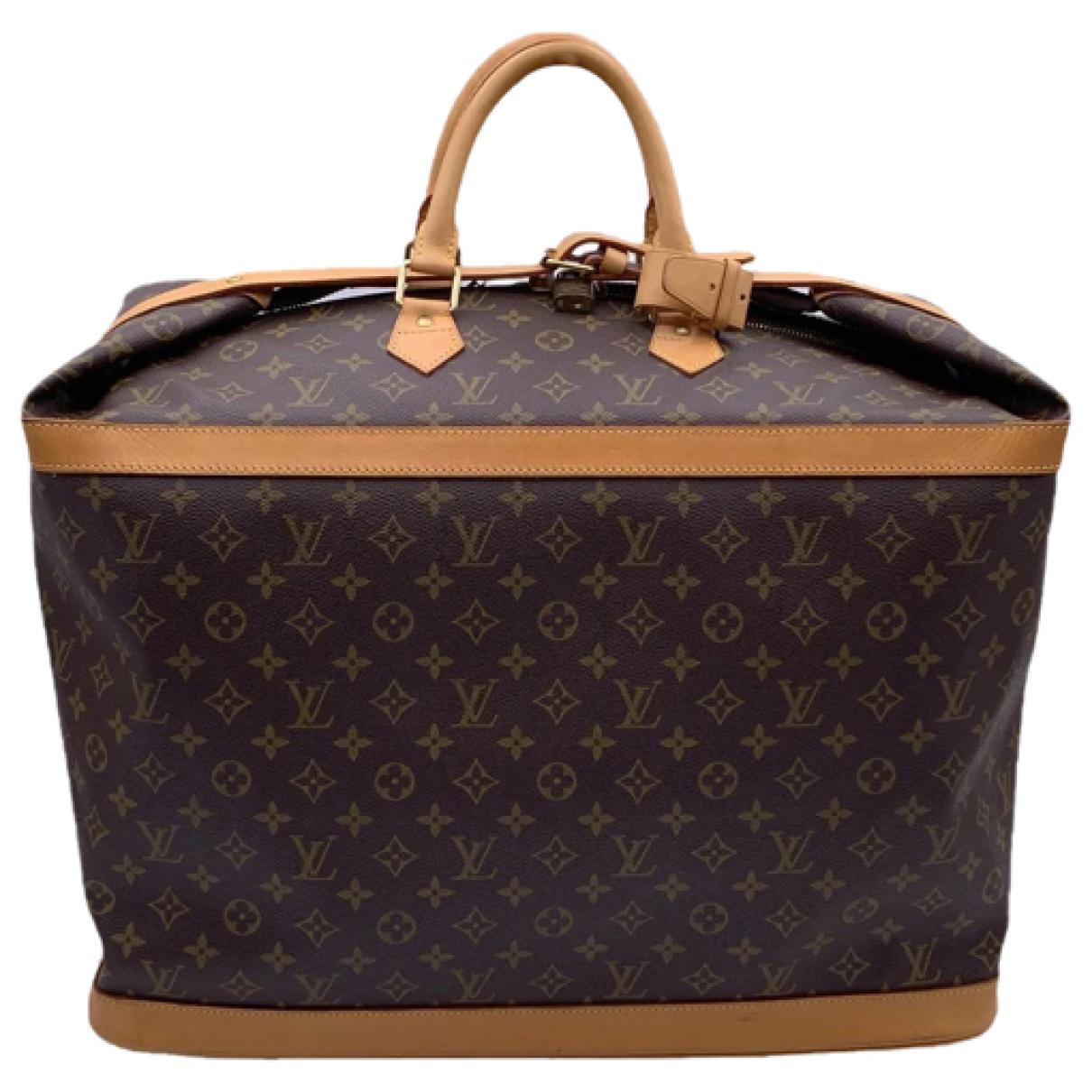 Cloth travel bag Louis Vuitton Brown in Cloth - 27717107
