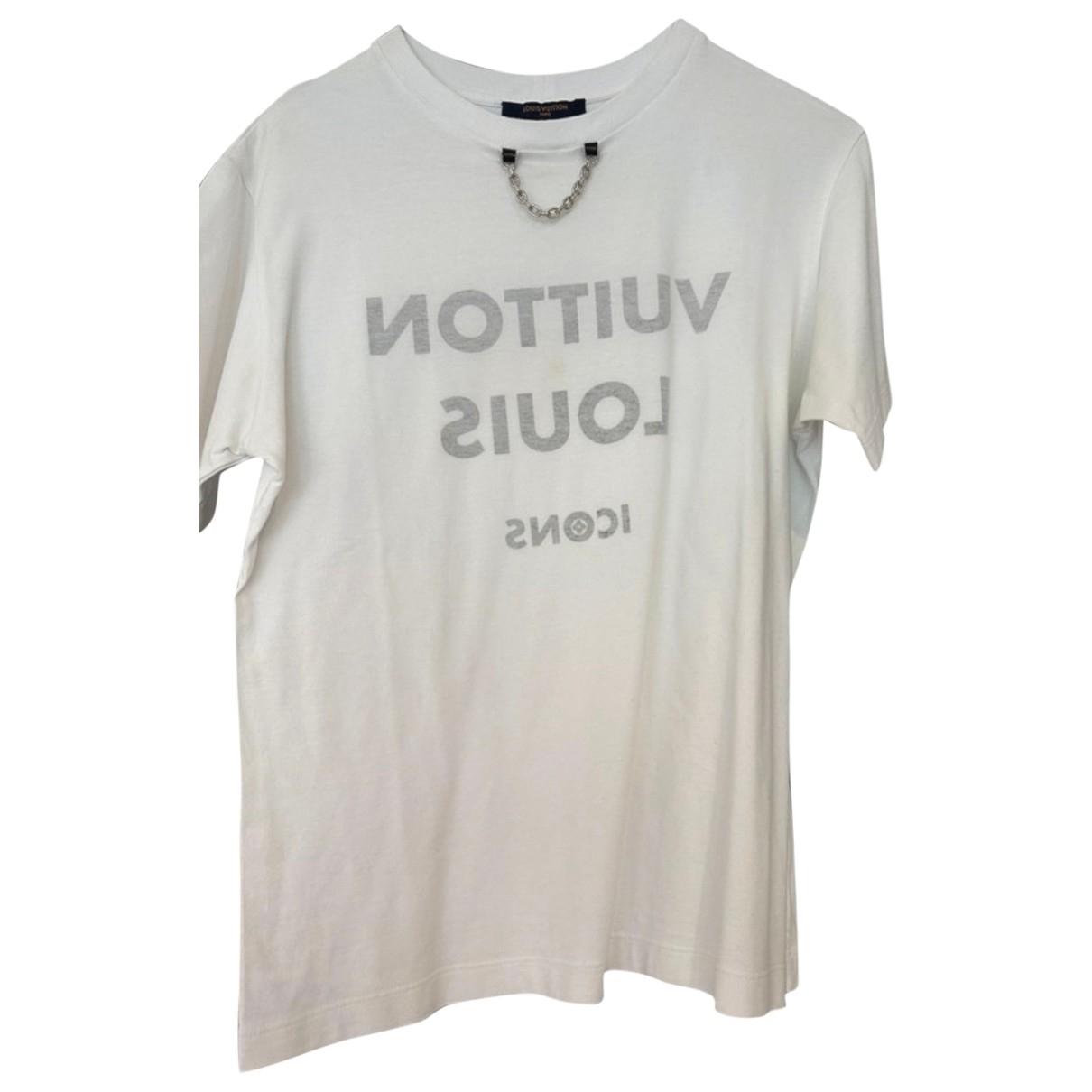 T-shirt Louis Vuitton White size S International in Cotton - 36891151
