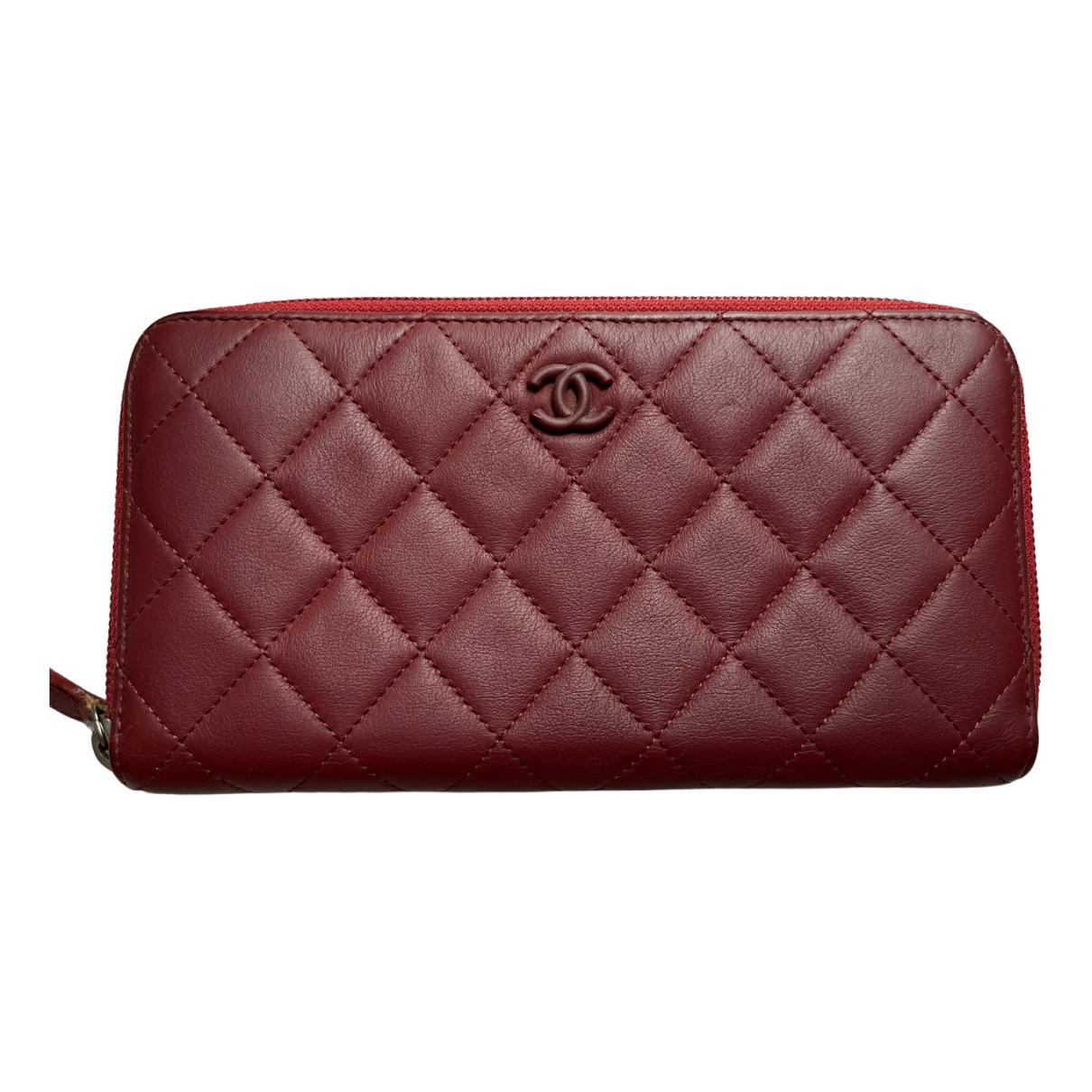 Timeless/classique leather wallet Chanel Pink in Leather - 35232697