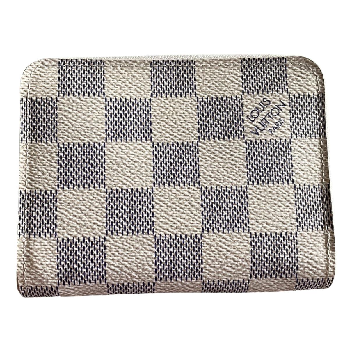 Zippy cloth wallet Louis Vuitton Beige in Cloth - 36344092