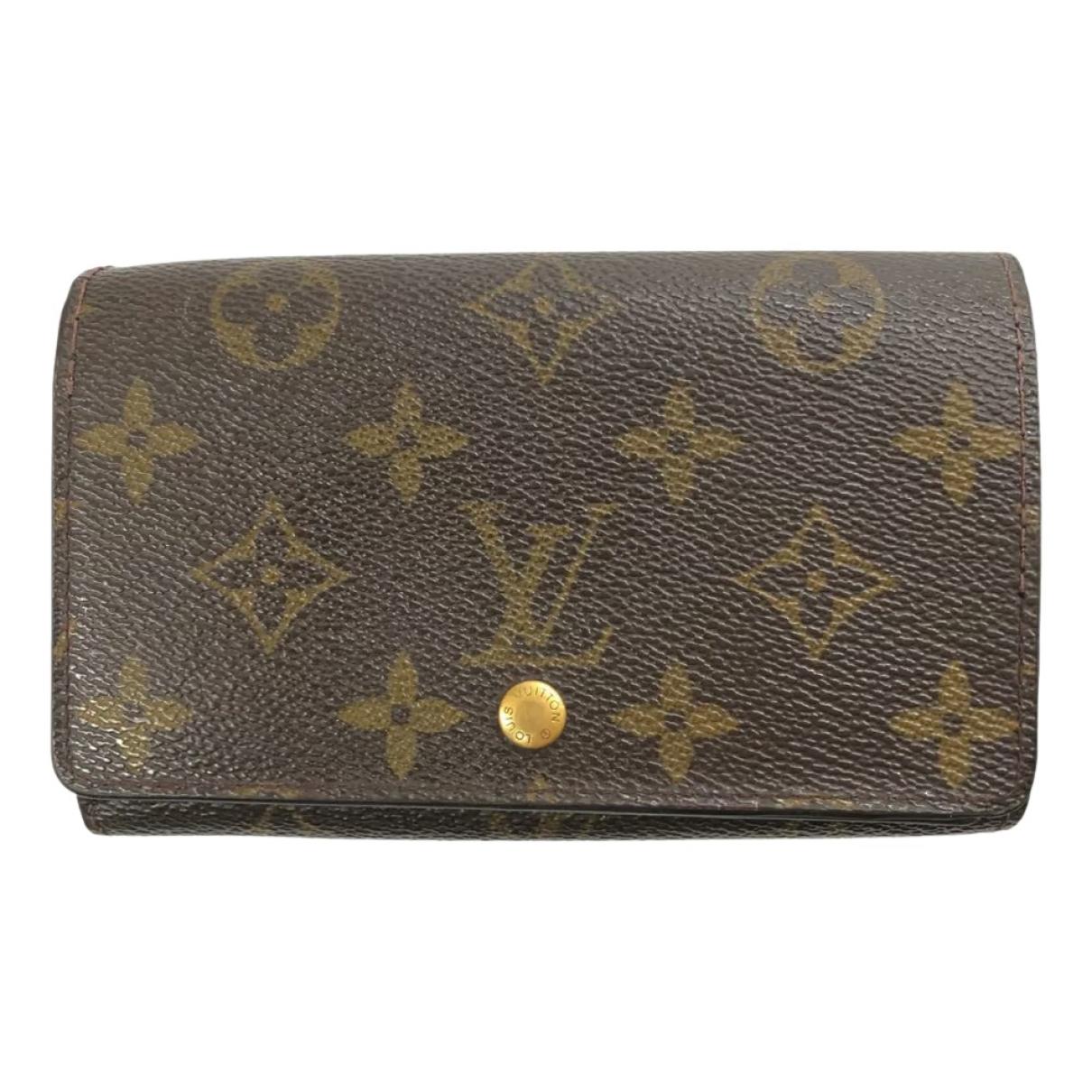 Pallas leather wallet Louis Vuitton Brown in Leather - 33137035