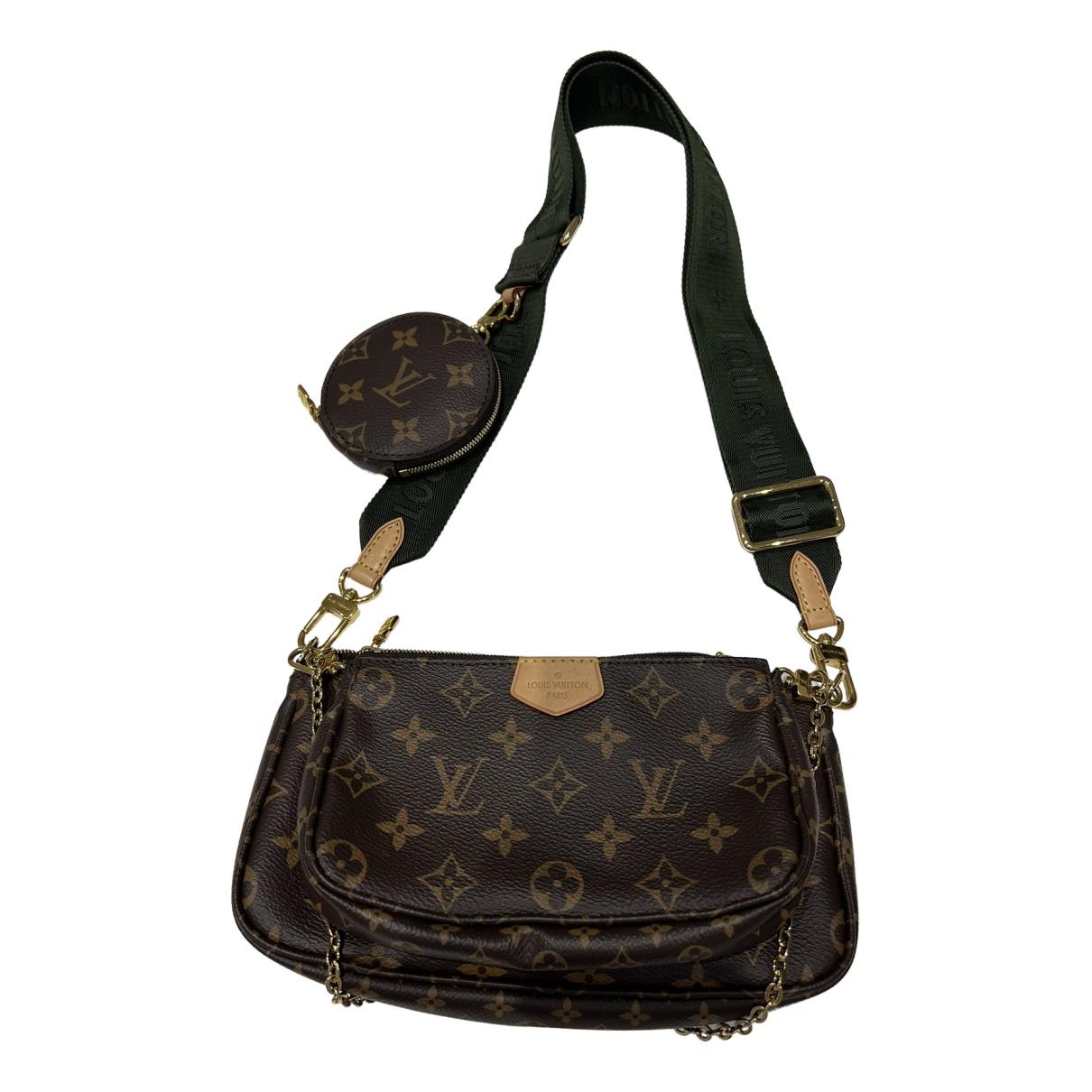 Multi pochette accessoires cloth crossbody bag Louis Vuitton Brown in Cloth  - 36408398