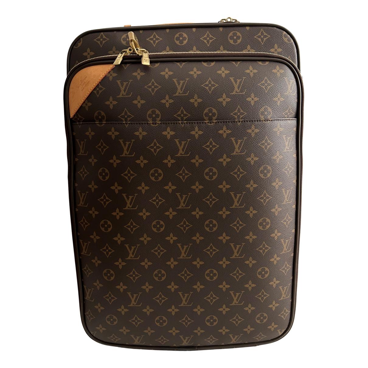 Louis Vuitton Pegase 55 Monogram Travel Carry Bag Suitcase Leather